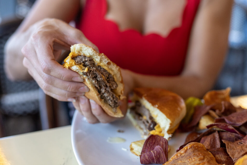 District Bar & Kitchen Signature Beef Blend. FtMcoy Beef